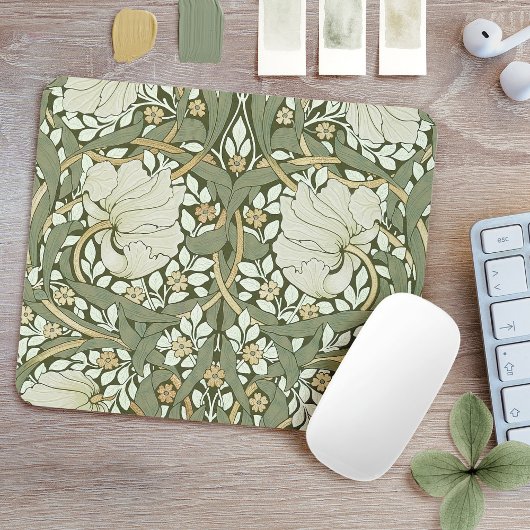 William Morris Pimpernelヴィンテージパターンマウスパッド マウスパッド