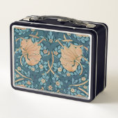 William Morris PimpernelヴィンテージパターンメタルLun メタルランチボックス (裏面)