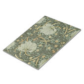 William Morris Pimpernelヴィンテージパターンメモ帳 ノートパッド (アングル)