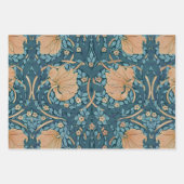 William Morris Pimpernelヴィンテージパターンラッピング ラッピングペーパーシート (正面3)