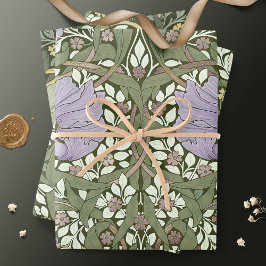William Morris Pimpernelヴィンテージパターンラッピング ラッピングペーパーシート