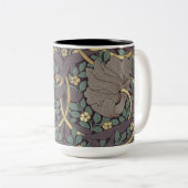William Morris PimpernelヴィンテージパターンTwo-Tone ツートーンマグカップ (正面右)