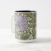 William Morris PimpernelヴィンテージパターンTwo-Tone ツートーンマグカップ (正面左)