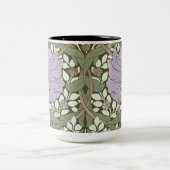 William Morris PimpernelヴィンテージパターンTwo-Tone ツートーンマグカップ (中央)