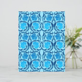 William Morris Pimpernel、デニム&ライトブルー (スタンド正面)