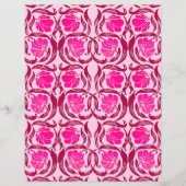 William Morris Pimpernel、明るい赤紫色&ライトピンク (正面)