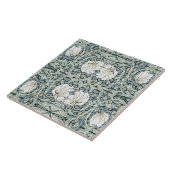 William Morris Pimpernel Blue Intricate Pattern  タイル (側面)