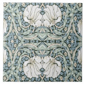 William Morris Pimpernel Blue Intricate Pattern  タイル (正面)
