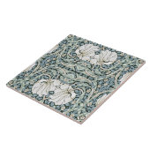 William Morris Pimpernel Blue Intricate Pattern  タイル (側面)