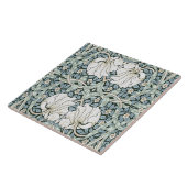 William Morris Pimpernel Blue Intricate Pattern  タイル (側面)