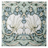 William Morris Pimpernel Blue Intricate Pattern  タイル (正面)