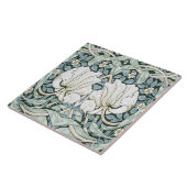 William Morris Pimpernel Blue Intricate Pattern  タイル (側面)