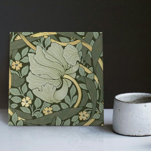 William Morris Pimpernel Vintage Pattern Ceramic T タイル