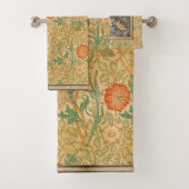 William * Morris Pink andバラ1896 | バスタオルセット (インサイチュ)