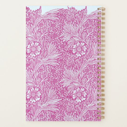 William Morris, Pink Marigold & Monogram プランナー手帳 (裏面)