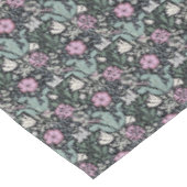 William Morris Pink Poppy Botanical Victorian  テーブルクロス (アングル)