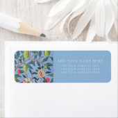 WILLIAM MORRIS "POMEGRANATES"差出人住所ラベル ラベル (インサイチュ)