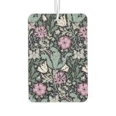 William Morris Poppy Botanical Victorian Wallpaper カーエアーフレッシュナー (裏面)