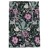 William Morris Poppy Botanical Victorian Wallpaper ミディアムペーパーバッグ (正面)