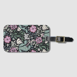 William Morris Poppy Botanical Victorian Wallpaper ラゲッジタグ