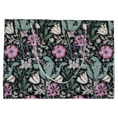 William Morris Poppy Botanical Victorian Wallpaper ラージペーパーバッグ (裏面)