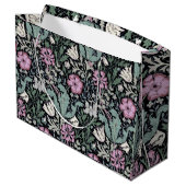 William Morris Poppy Botanical Victorian Wallpaper ラージペーパーバッグ (裏面アングル)