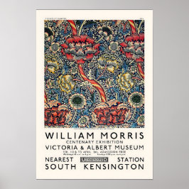 WILLIAM MORRIS Print, Victoria and Albert Museum  ポスター