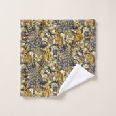 William * Morris Rabbit Wolf Peacock Toolo バスタオルセット (ウォッシュタオル)