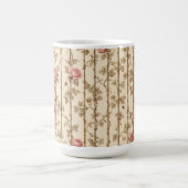 William Morris Rose Climbing Trellis Flora Welcome コーヒーマグカップ (中央)