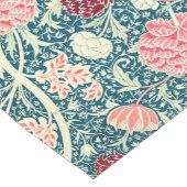 William Morris Rose Gold Green Blue Floral Pattern ショートテーブルランナー (コーナー)