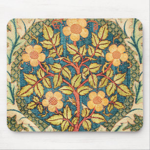 William Morris Rose Wreath マウスパッド