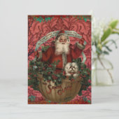 William * Morris Santa Claus Rich Red シーズンカード (スタンド正面)