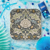 William Morris Severn Floral Pattern Classic ペーパープレート (パーティー)