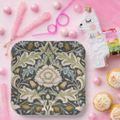 William Morris Severn Floral Pattern Classic ペーパープレート (パーティー)