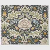 William Morris Severn Floral Pattern Classic ラッピングペーパー (フラット)