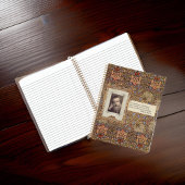 WILLIAM *MORRIS SNAKEHEADフローラ赤金ゴールド ノートブック