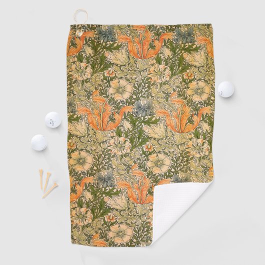 William Morris Spring Compton Flower Festival ゴルフタオル (インサイチュ)