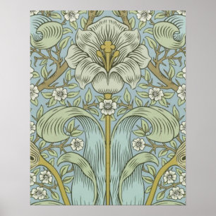 William Morris Spring Thicket Classic Pattern ポスター