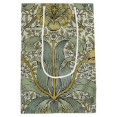 William Morris Spring Thicket Classic Pattern ミディアムペーパーバッグ (裏面)