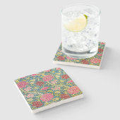 William Morris Stone Coaster, Antique Cray Design ストーンコースター (横)