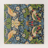 William Morris Strawberry Thief Floral Pattern ジグソーパズル (横)