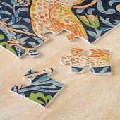 William Morris Strawberry Thief Floral Pattern ジグソーパズル (側面)