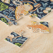 William Morris Strawberry Thief Floral Pattern ジグソーパズル (側面)