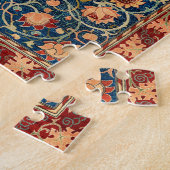 William Morris Strawberry Thief Floral Pattern ジグソーパズル (側面)
