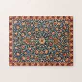 William Morris Strawberry Thief Floral Pattern ジグソーパズル (横)