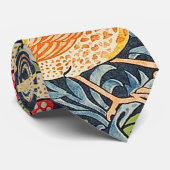 William Morris Strawberry Thief Floral Pattern ネクタイ (ロール)