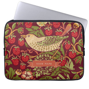 William Morris Strawberry Thief Laptop Sleeve ラップトップスリーブ
