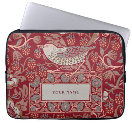 William Morris Strawberry Thief Laptop Sleeve ラップトップスリーブ