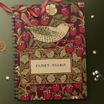 William Morris Strawberry Thief Notebook ノートブック<br><div class="desc">William Morris Strawberry Thief Pattern Design. Add your label text! William Morris was an English textile designer, artist, writer, and socialist associated with the Pre-Raphaelite Brotherhood and British Arts and Crafts Movement. He founded a design firm in partnership with the artist Edward Burne-Jones, and the poet and artist Dante Gabriel...</div>