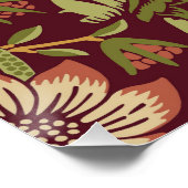 William Morris Strawberry Thief Poster ポスター (コーナー)